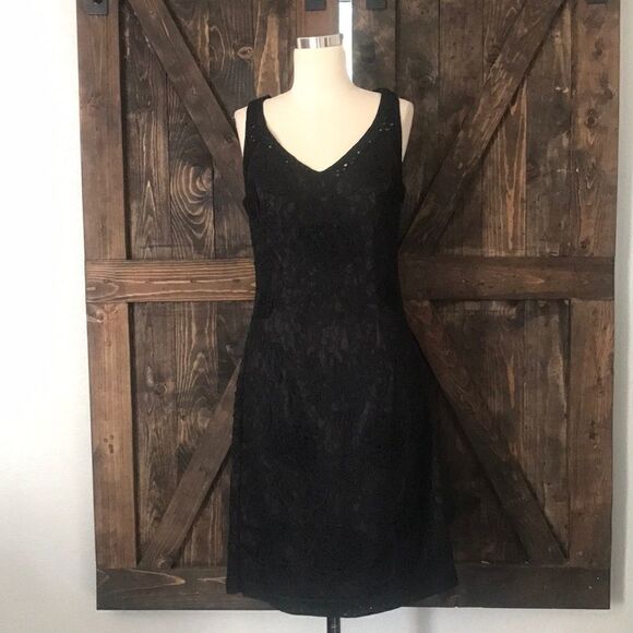 Sue Wong Soutache Embroidered Lace Cocktail Dress - Picture 1 of 9